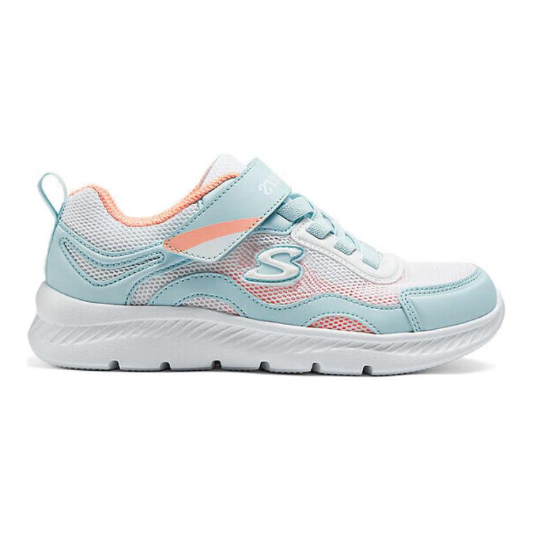 Skechers Kids Дышащие низкие детские повседневные кроссовки light blue white kids' — фото 3