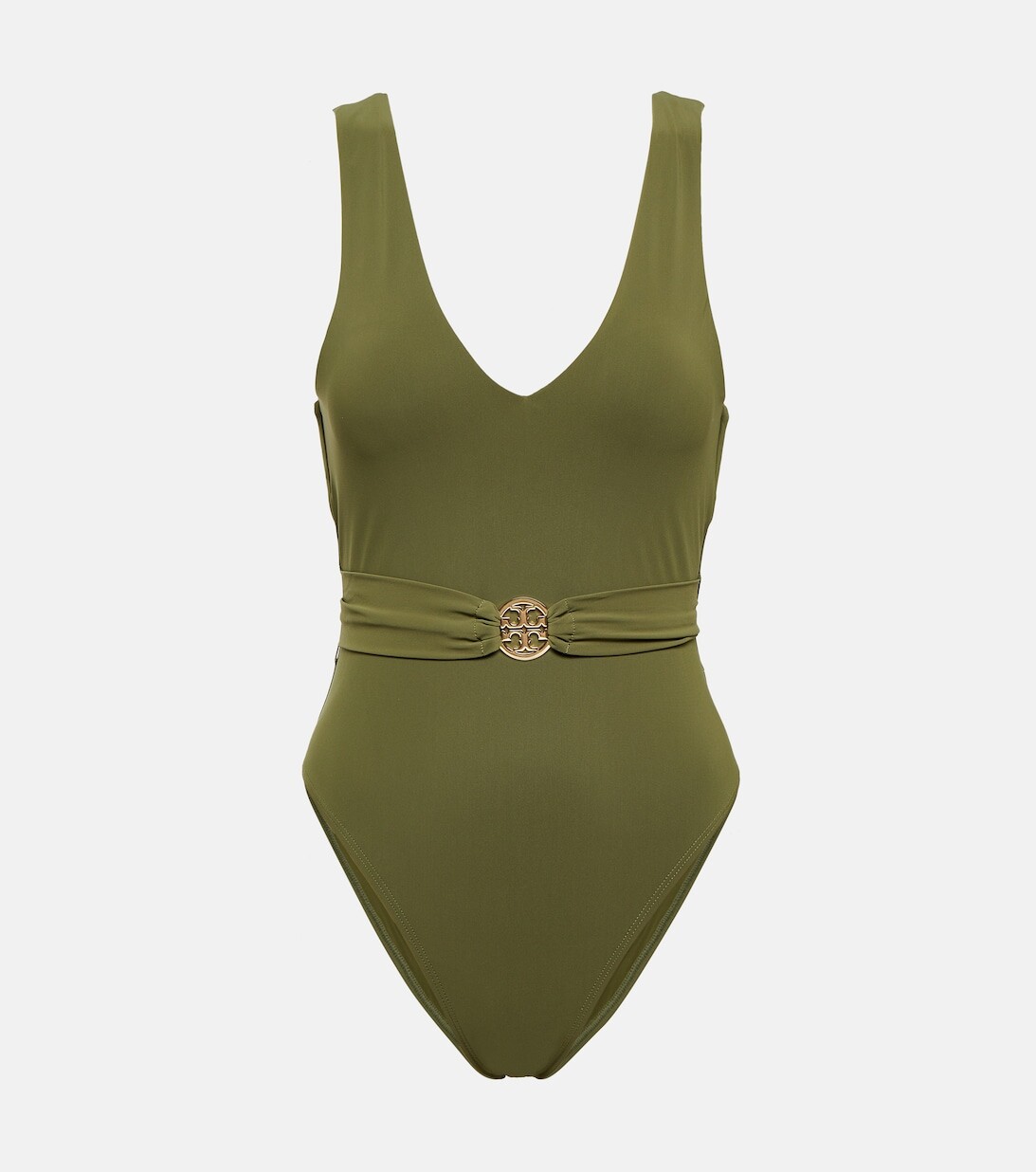 

Купальник Miller с поясом TORY BURCH, зеленый