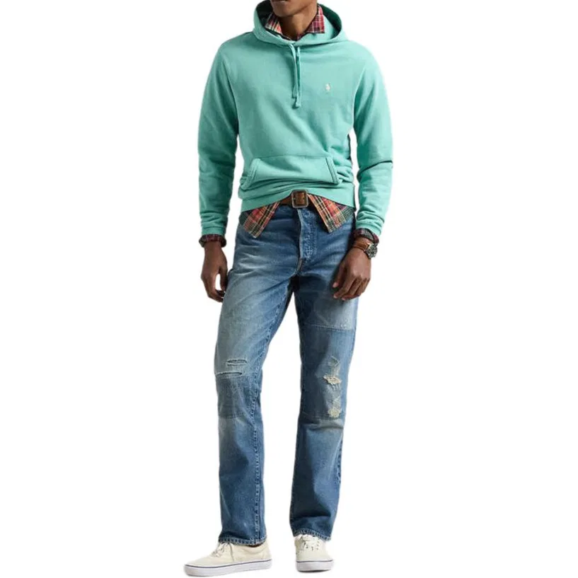 Свитшот мужской Polo Ralph Lauren Dark Sea Foam Green — фото 3