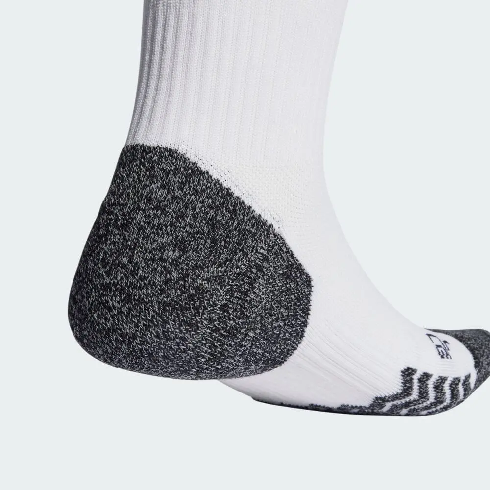 Adidas Мужские футбольные носки, 1 шт, белые — фото 4
