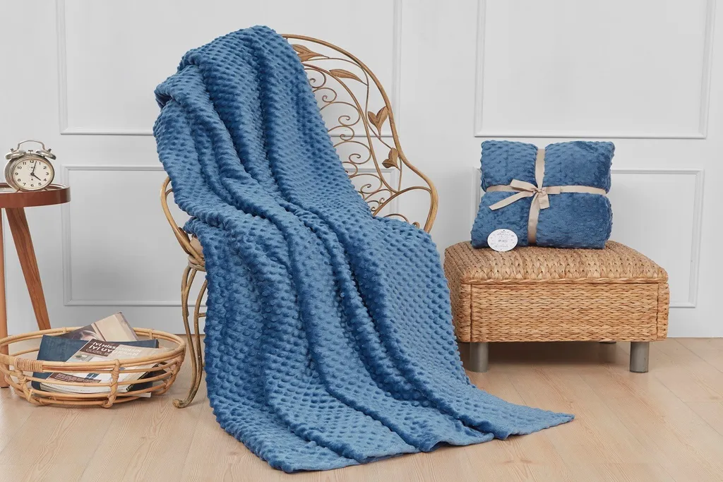 

Одеяло L'Essentiel Linge de Maison, синий
