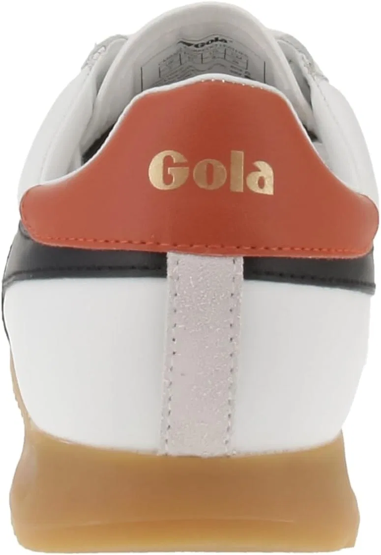 Кроссовки Gola Torpedo CMB622WX, White Black M Orange — фото 4