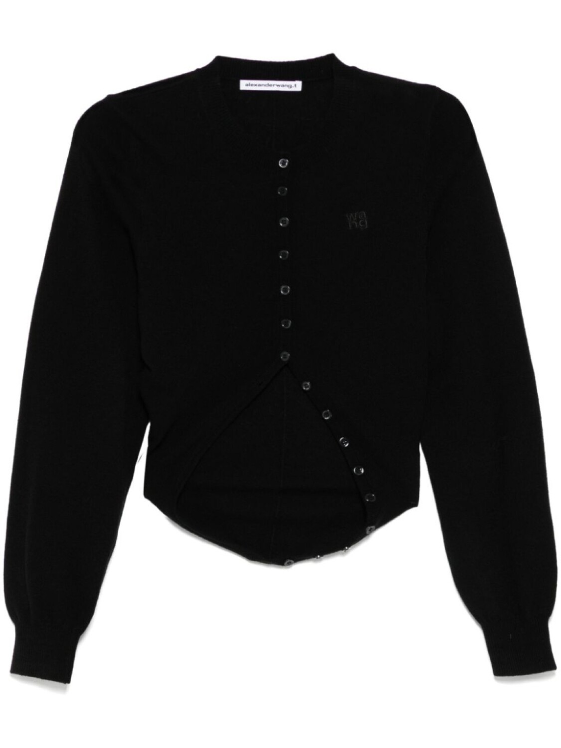 

Кардиган с разрезным подолом Alexander Wang, черный