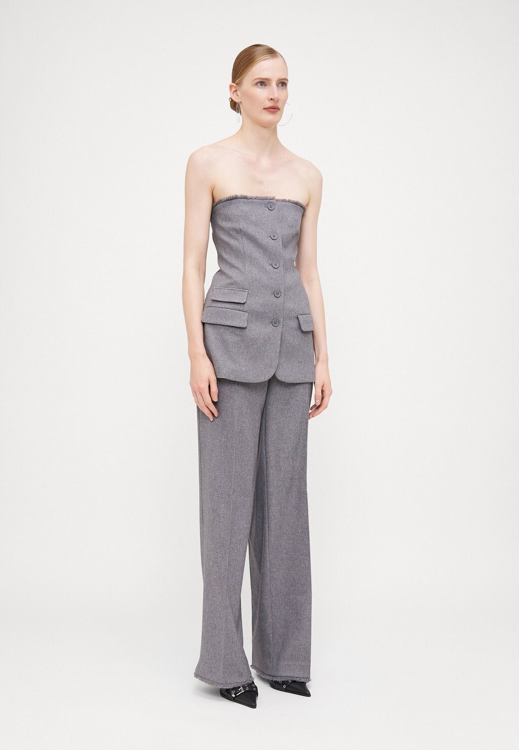 

Брюки VMESTHER STRAIGHT Vero Moda Tall, серый