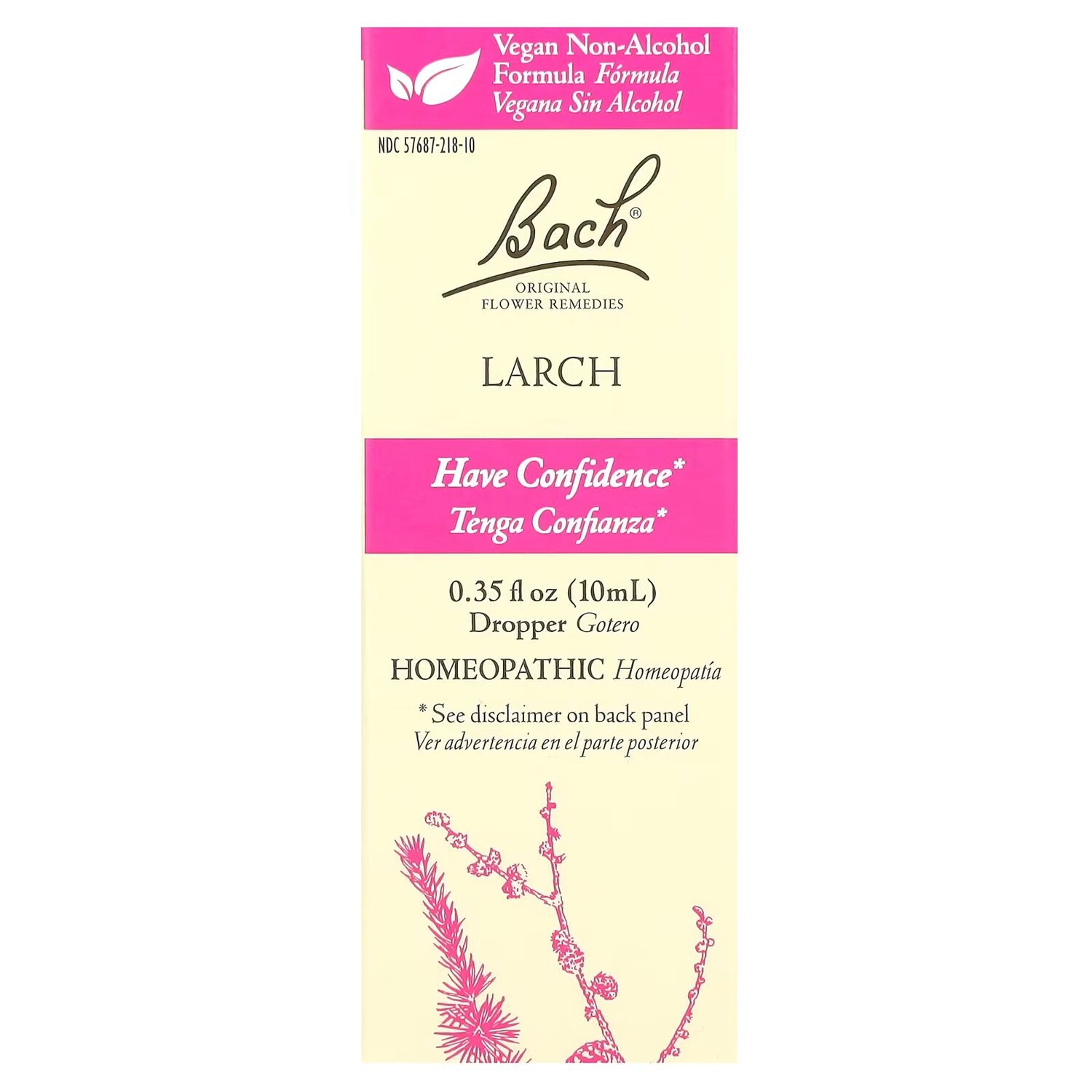 

Original Flower Remedies, лиственница, 0,35 жидких унций (10 мл) Bach