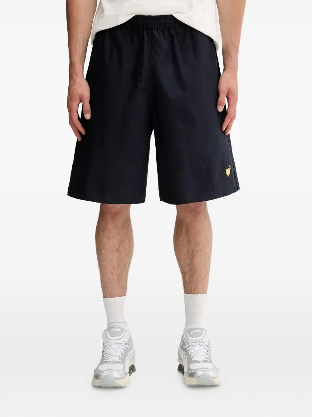 

Шорты с эластичным поясом и мотивом в виде сердца Human Made, синий