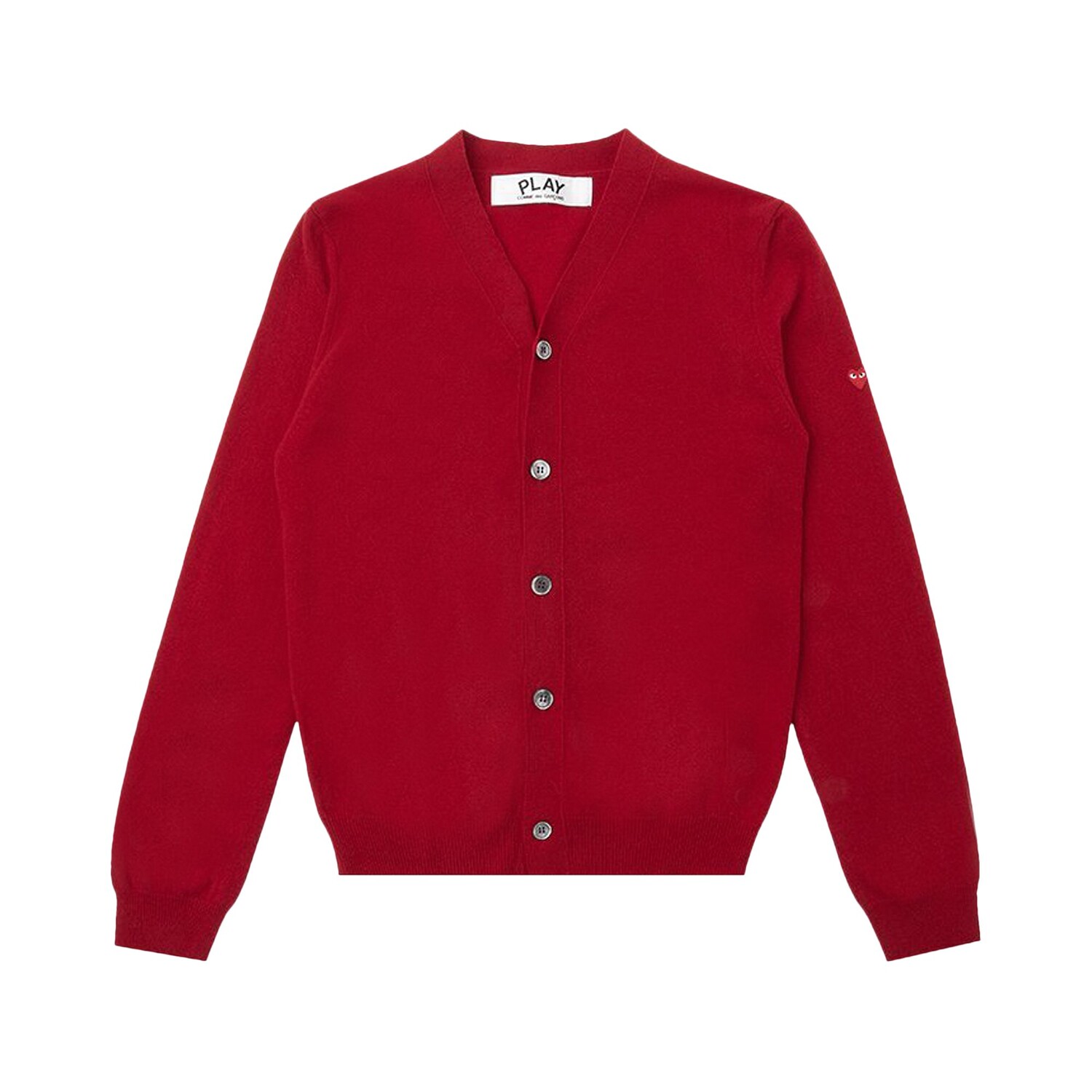 

Кардиган Comme des Garçons PLAY Small Heart, красный