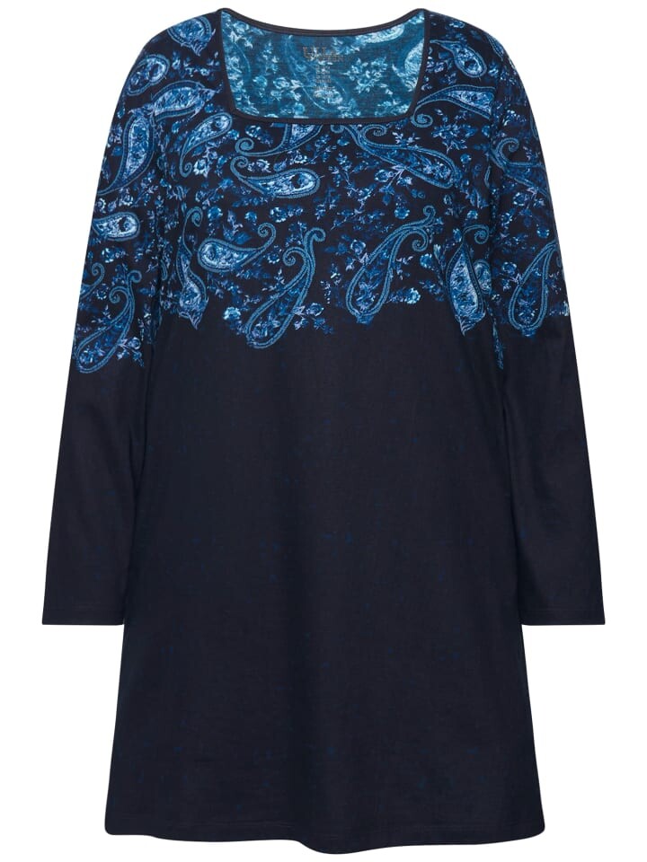 

Футболка Ulla Popken Longshirt, синий