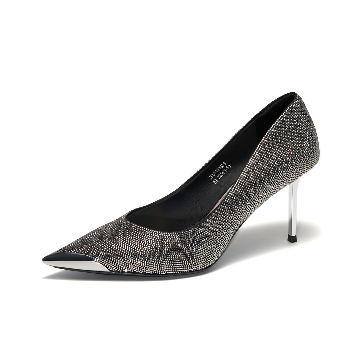 

Туфли женские на высоком каблуке St&Sat, цвет Silver Black