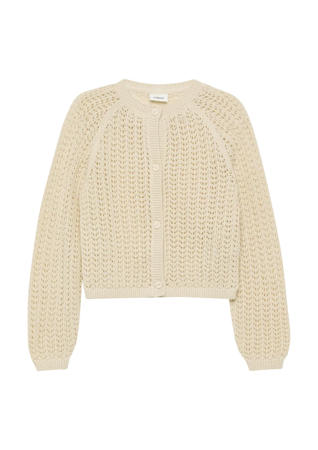 Вязаный кардиган S.Oliver, Beige
