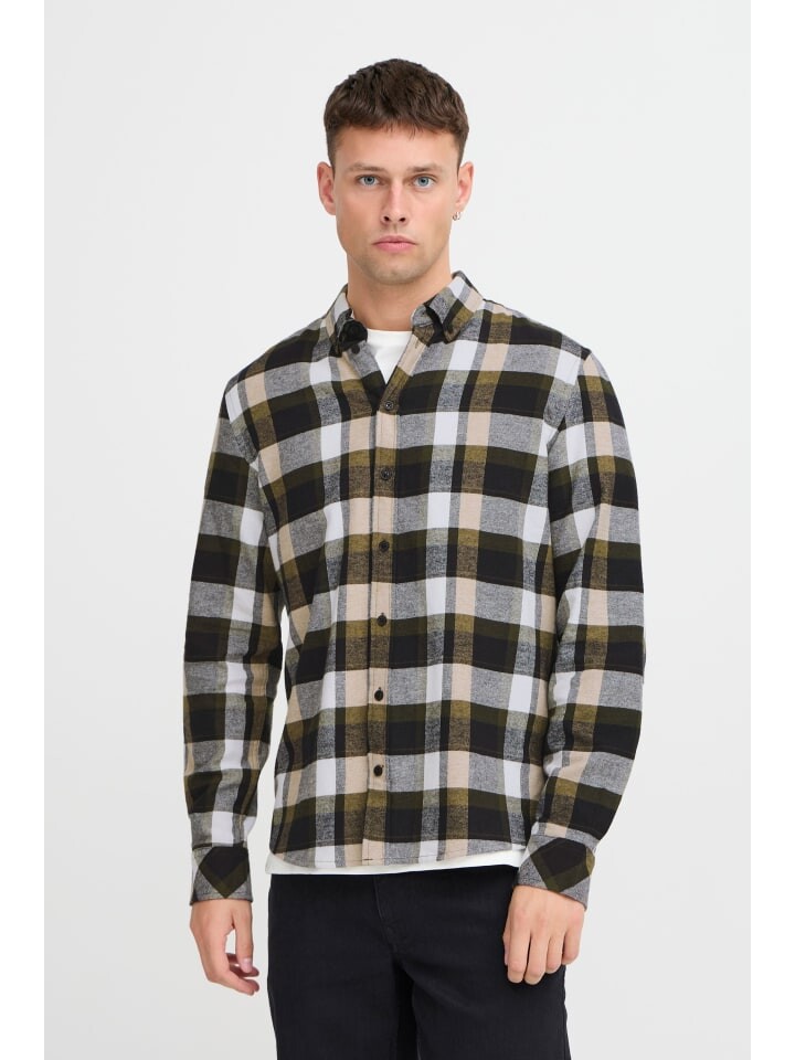 

Рубашка BLEND Langarmhemd BHShirt 20718192, оливковый
