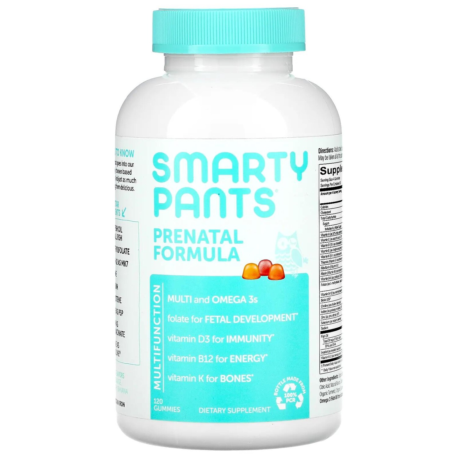 

SmartyPants Prenatal Complete 180 жевательных мармеладных конфет