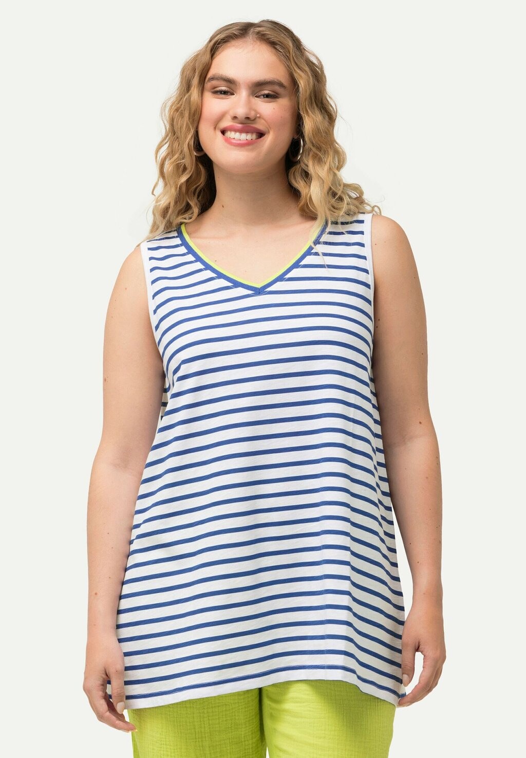 

Топ STRIPED Ulla Popken, синий