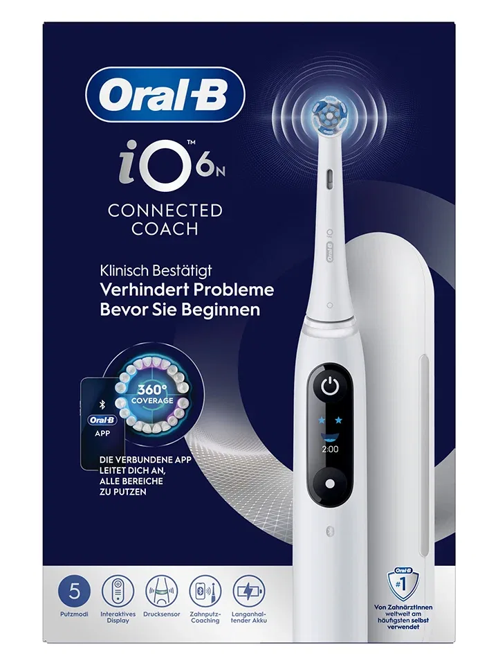 Электрическая зубная щетка Oral-B iO Series 6 белый — фото 3
