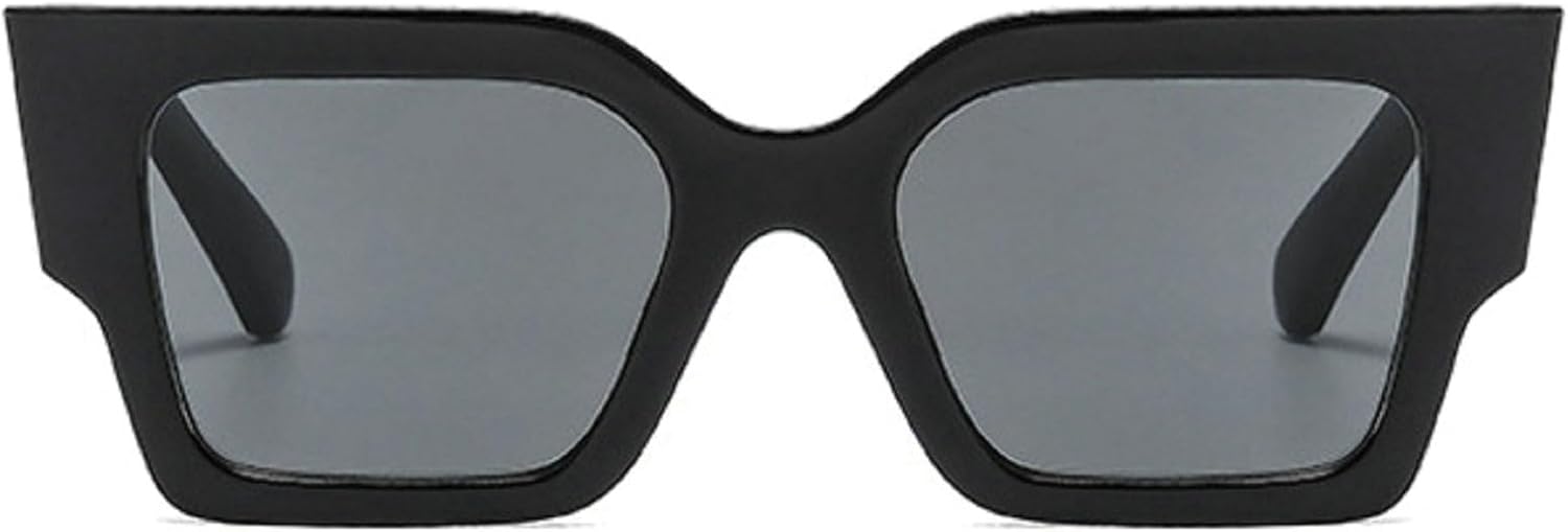 

Милые квадратные солнцезащитные очки для женщин, прямоугольные солнцезащитные очки для мужчин, модные солнцезащитные очки, женские очки с защитой от УФ-излучения UV400 mincl, Black