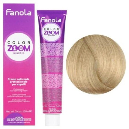 

Colorzoom 10 Minute 9.0 Blonde Ch.Mo-Крем-краска для волос 100мл, Fanola
