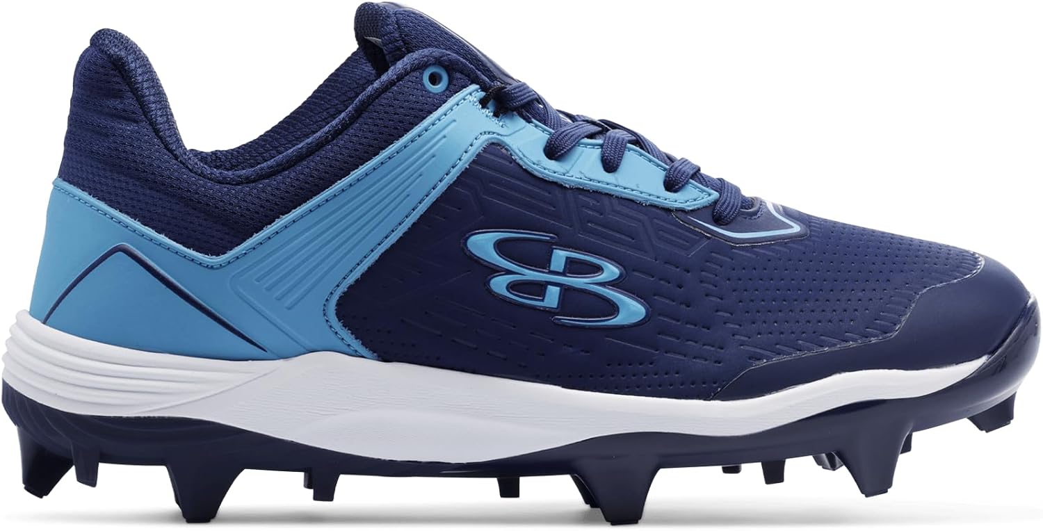 Бутсы Boombah Viper Pro для мужчин с формованной подошвой - несколько вариантов цвета - разные размеры, синий/голубой/темно-синий — фото 3