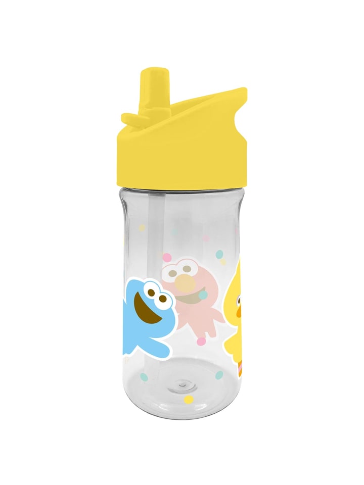 

Geda Labels Бутылка для воды с изображением персонажей «Улицы Сезам» желтого цвета - 350 мл