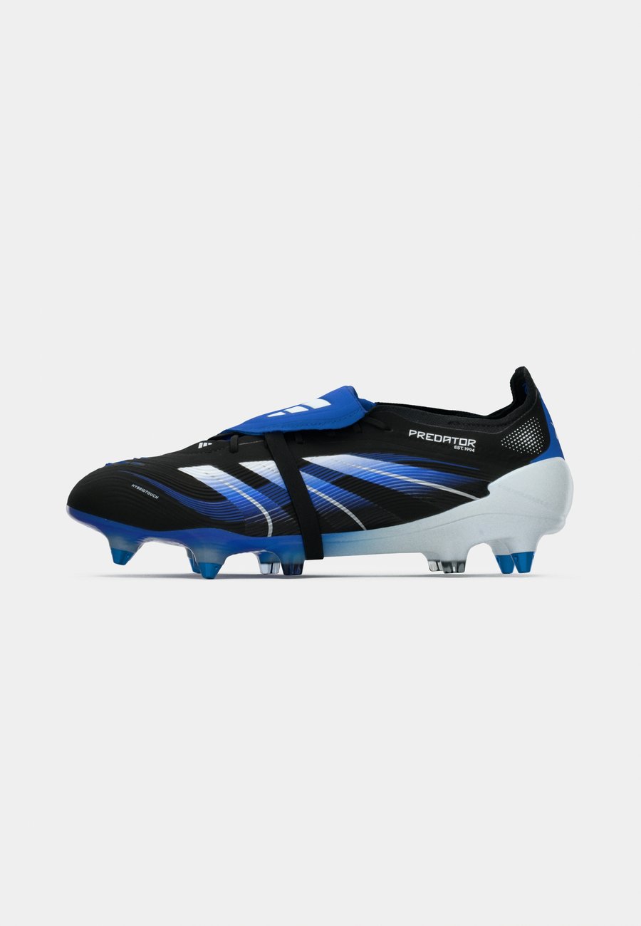 Кроссовки Adidas Performance PREDATOR ELITE FOLD-OVER TONGUE SOFT GROUND FOOTBALL BOOTS, Core Black/Footwear White/Glory Blue/Black — фото 2