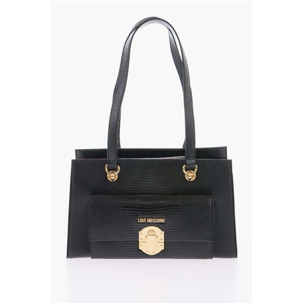 

Сумка через плечо LOVE из искусственной кожи с золотистыми деталями Moschino, Black