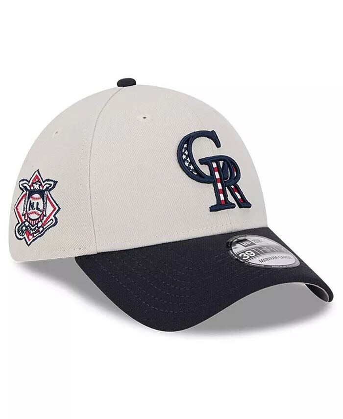 

Мужская черная кепка Colorado Rockies 2024 Fourth of July 39THIRTY Flex New Era