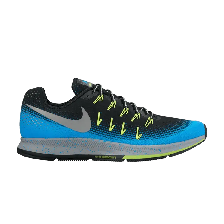 

Кроссовки Nike Air Zoom Pegasus 33 Shield 'Black Blue Glow', черный