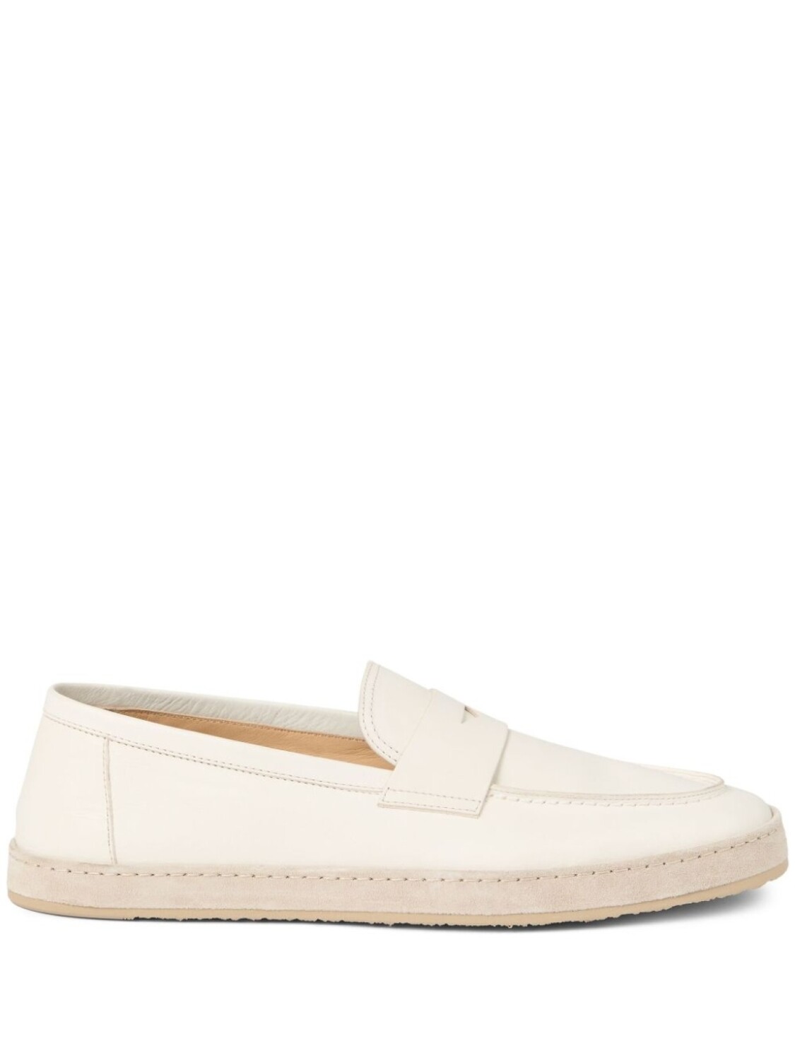 

Brunello Cucinelli кожаные лоферы, нейтральный цвет