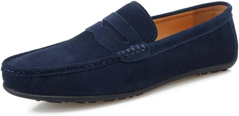 Лоферы мужские JIADELI, модель Loafers, глубокий синий