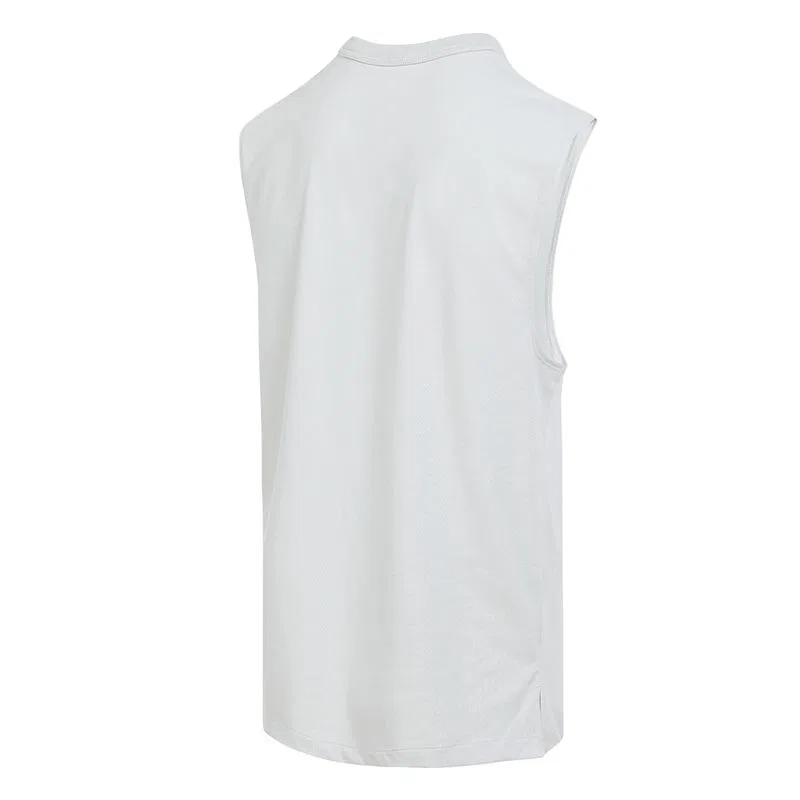 Майка-борцовка Jordan As M J Tank Tops серая с белым — фото 3
