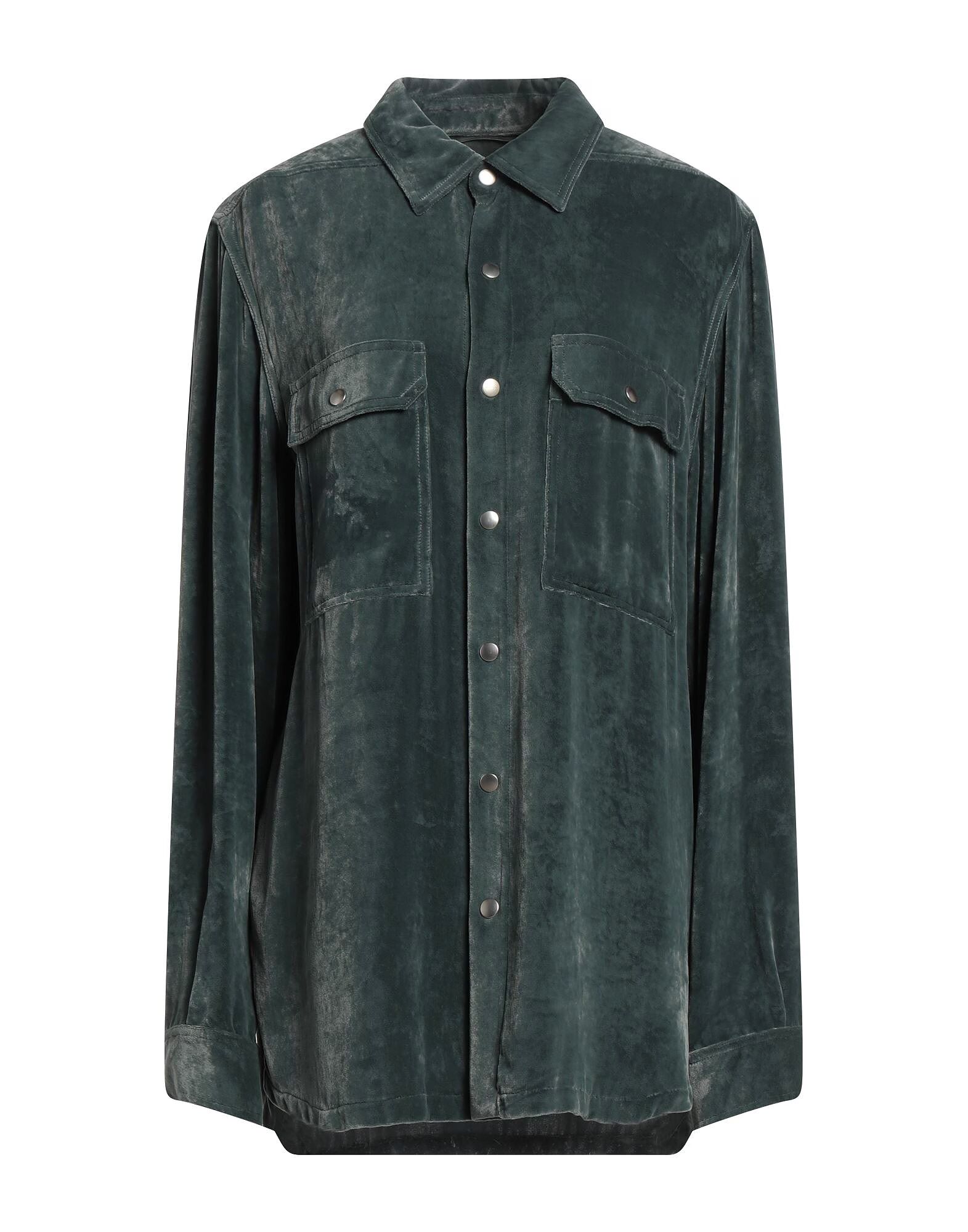 

Рубашка Rick Owens, серо-зеленый