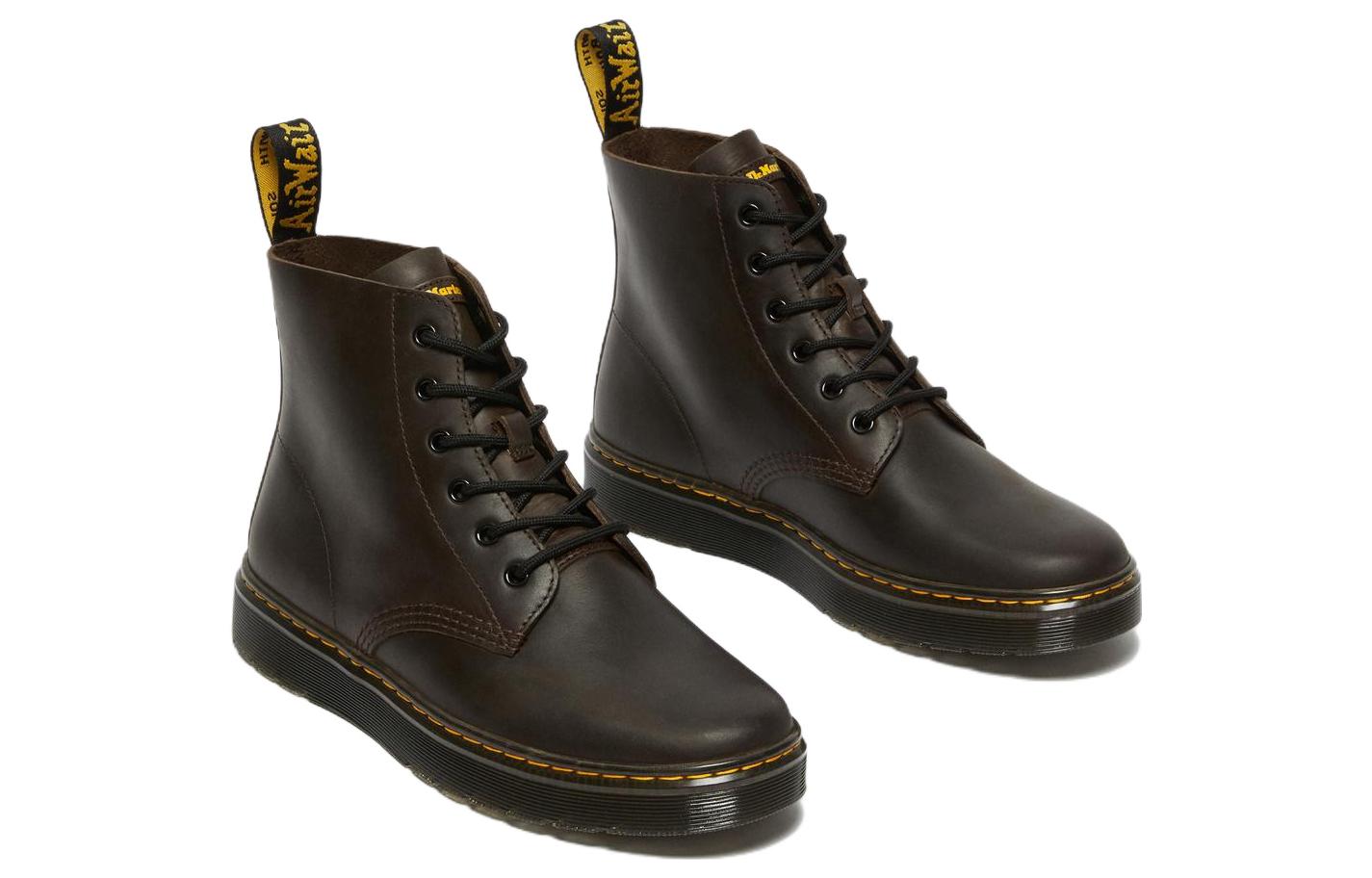 Мужские ботинки Dr. Martens Thurston Crazy Horse кожаные, коричневый — фото 3