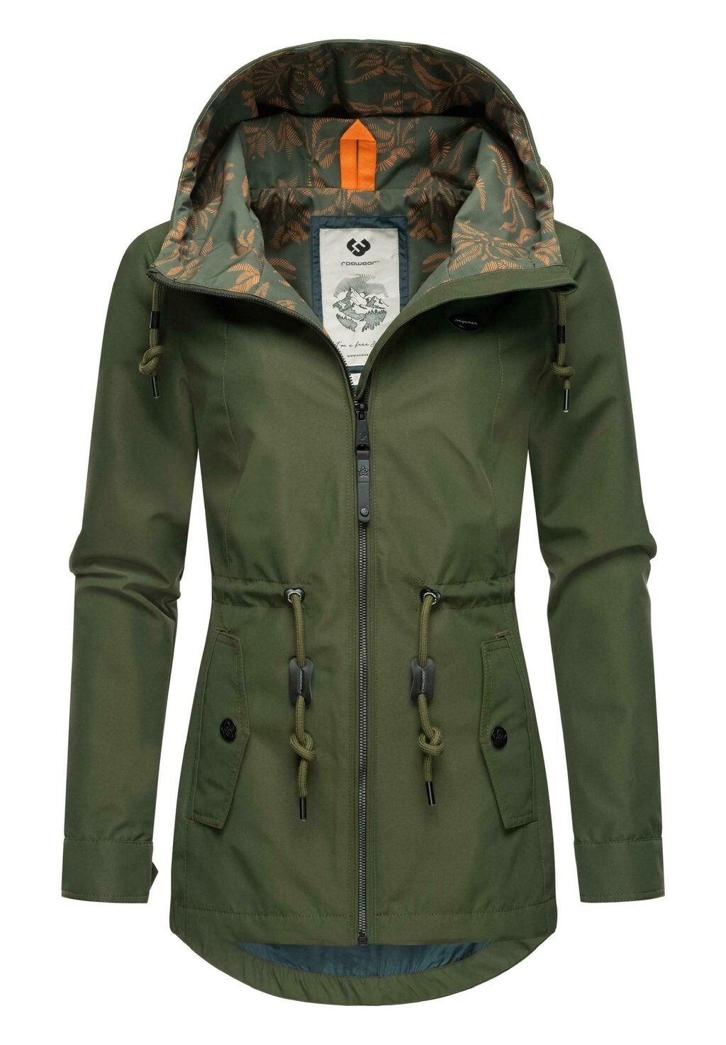 

Дождевик/водоотталкивающая куртка MONADIS Ragwear, цвет dark olive