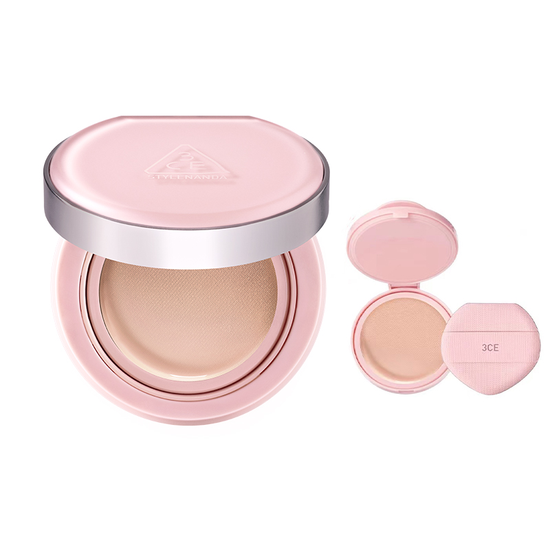 

3CE Увлажняющий тонирующий крем-кушон Mist Pink Air Cushions, 11 г