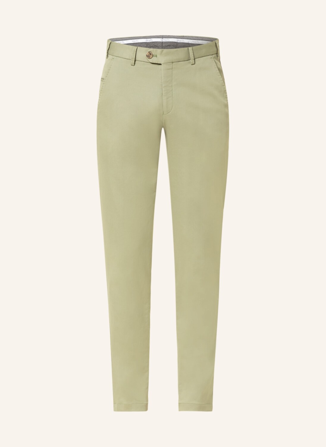 

Брюки чино HILTL Extra Slim Fit, зеленый