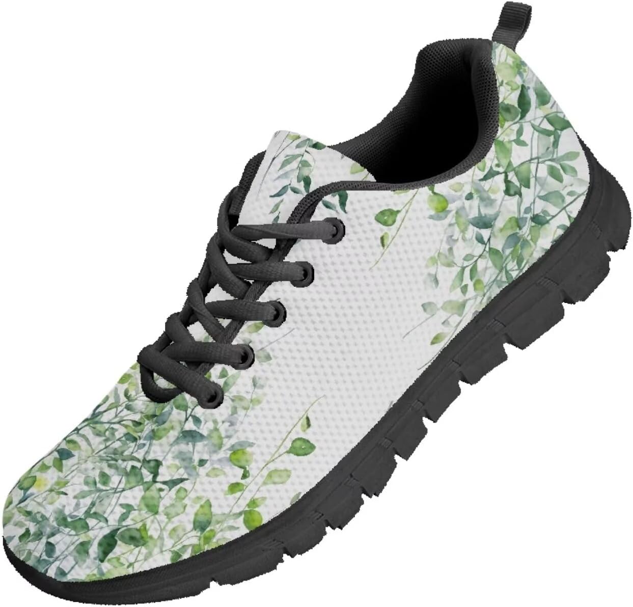 

Мужские кроссовки Funnydude с забавным принтом, удобные осенние прогулочные туфли на шнуровке для работы, Leaves