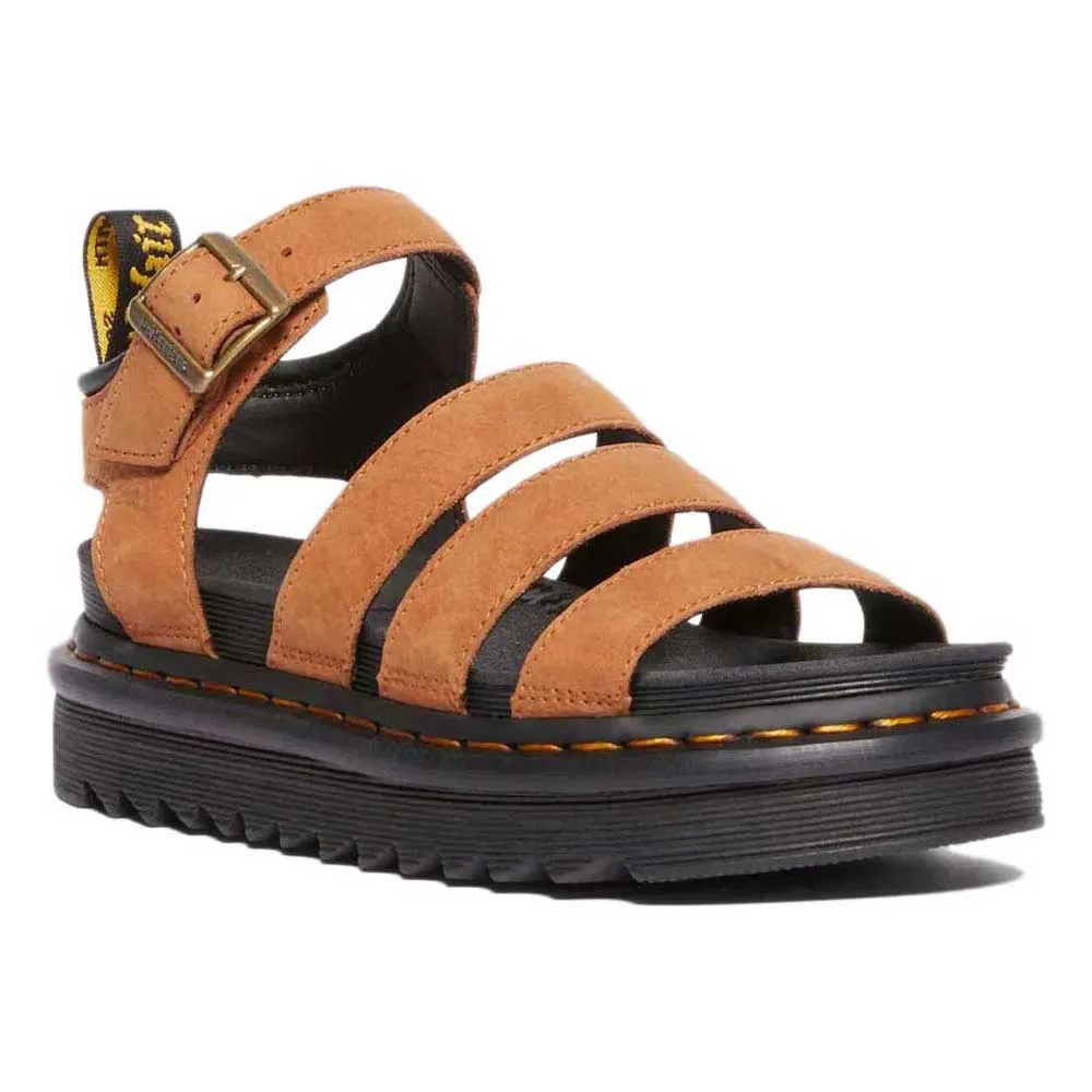 Сандалии Dr Martens Blaire Tumbled Nubuck, коричневый