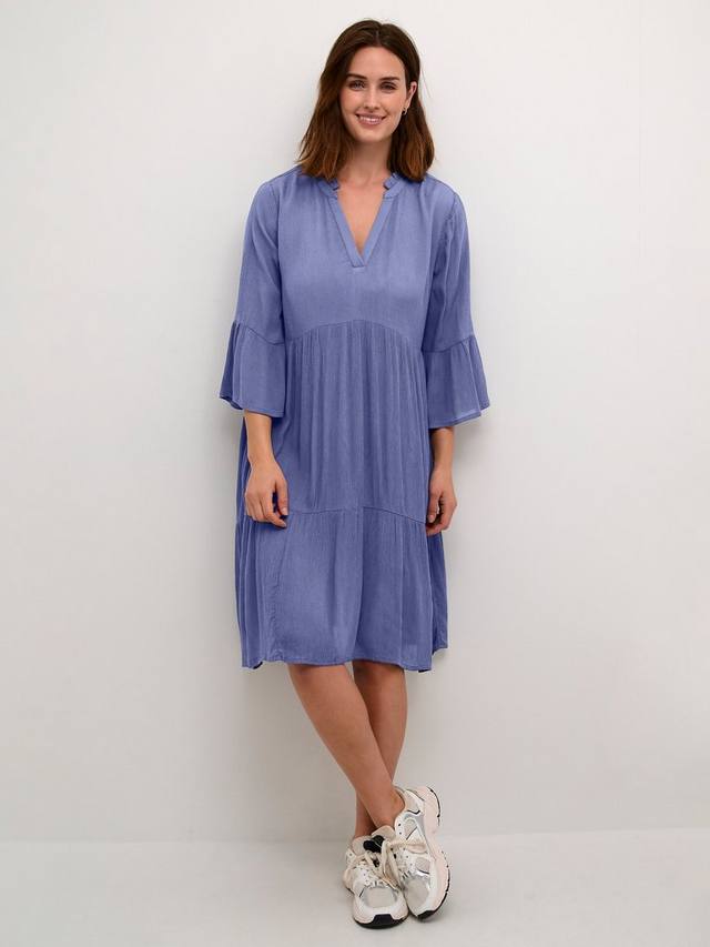 

Многоуровневое платье marianah длиной до колен KAFFE, цвет Blue Indigo
