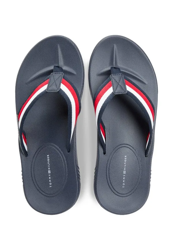 Шлепанцы и сандалии с анатомической стелькой и фирменной лентой Tommy Hilfiger, Rwb — фото 4
