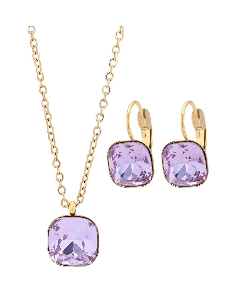 

Adeliás Женское колье с подвеской - из нержавеющей стали с золотым покрытием