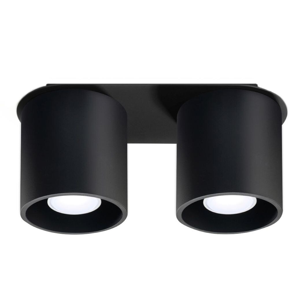 

Потолочный светильник ORBIS 2 черный 2xGU10 40Вт алюминий 12x10x26см Sollux Lighting