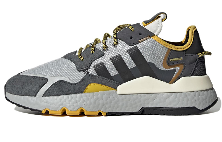 

Кроссовки Adidas Originals Originals Nite Jogger 'Cream Grey Black Yellow', Серый, Кроссовки Adidas Originals Originals Nite Jogger 'Cream Grey Black Yellow'