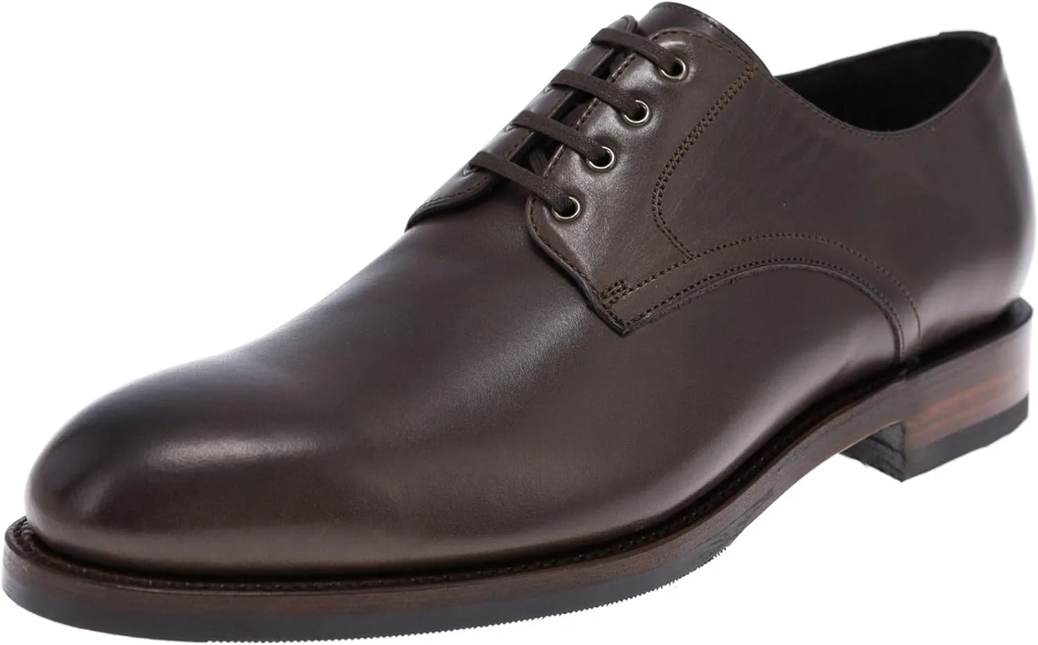 Мужские кожаные туфли Sendra 17978 ERIC темно-бежевого цвета на шнуровке — фото 4