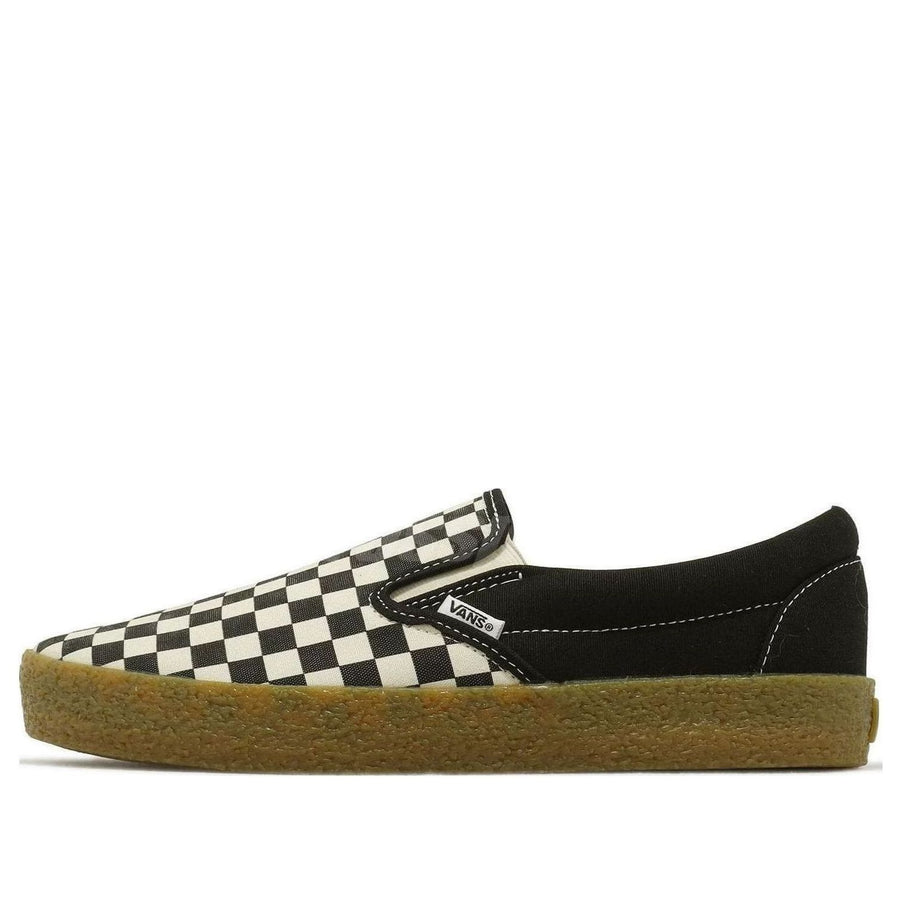 

Кроссовки Vans Slip-On Checkerboard 'Black White', черный
