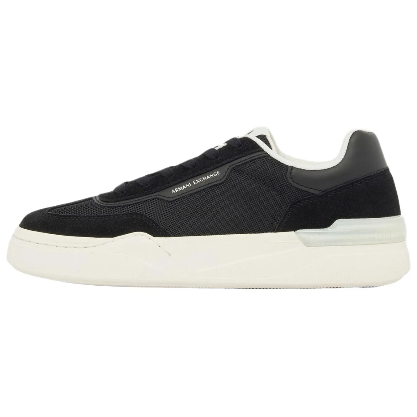 ARMANI EXCHANGE Кроссовки AE Cow Split Leather Low top Skateboard мужские Black