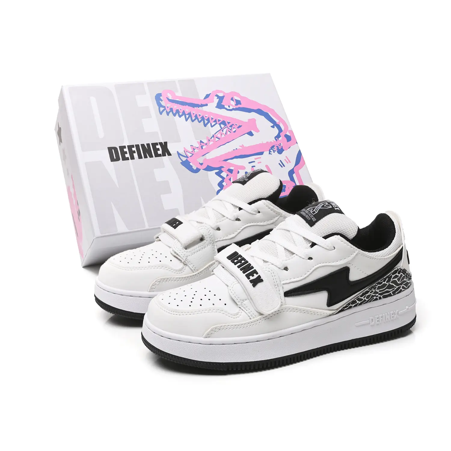 

DEFINEX Кроссовки Air Force 1 Low Top Skateboard унисекс панда белые, цвет Panda White