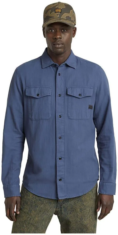 

G-Star мужская рубашка Marine Slim Fit с длинным рукавом