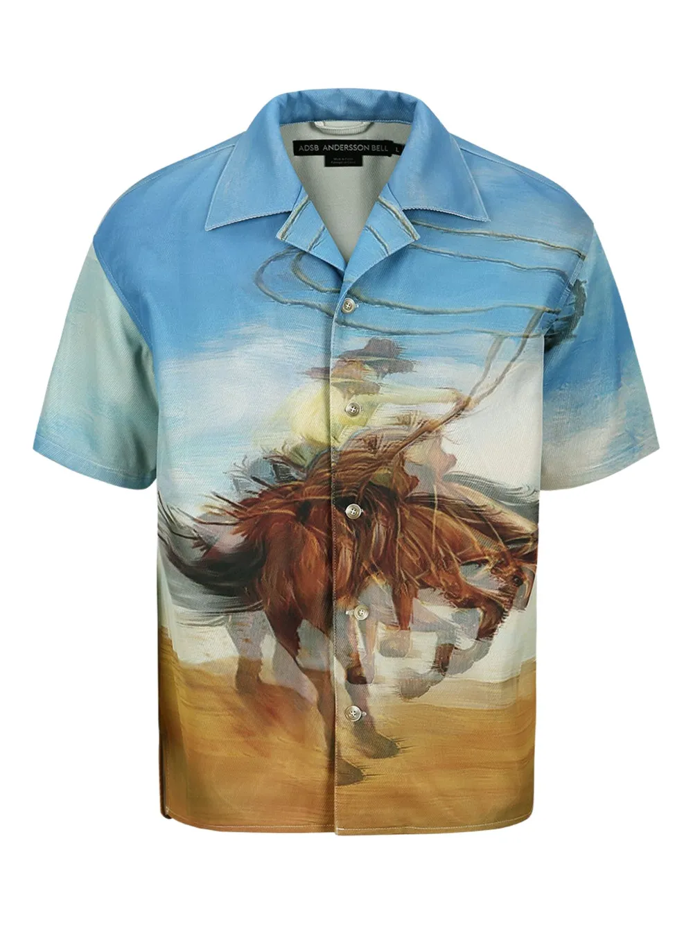 

Рубашка с принтом Lenticular Cowboy Andersson Bell, синий