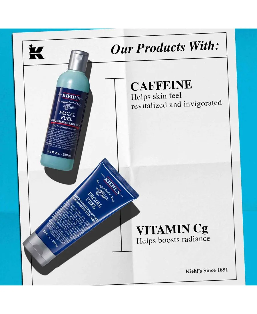 Kiehl's Since 1851 Мужской набор из 2 предметов: очищающее средство для лица и увлажняющий крем The Classic Gentleman Collection — фото 2
