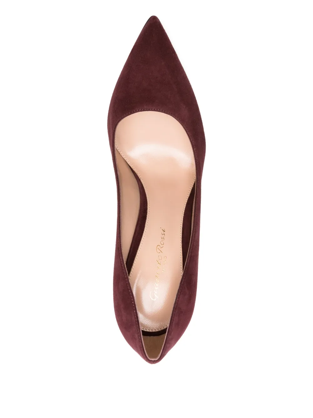 Туфли с заостренным носком Gianvito Rossi, коричневый — фото 3
