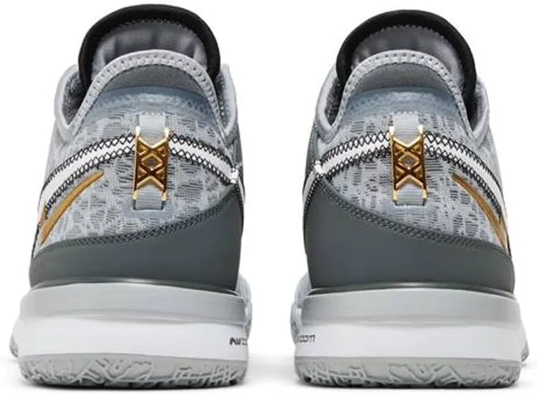 Мужские кроссовки Nike Zoom Lebron NXXT Gen, серый/белый/черный — фото 2